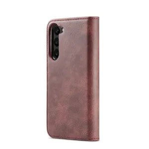 DG.MING Peňaženkový obal 2v1 pre Samsung Galaxy S23 Plus 5G červený