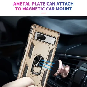 RING Obal s držiakom pre Google Pixel 7a zlatý