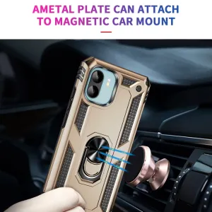 RING Obal s držiakom pre Xiaomi Redmi A1 / Redmi A2 zlatý