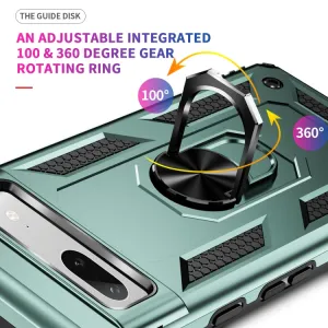 RING Obal s držiakom pre Google Pixel 7a zelený