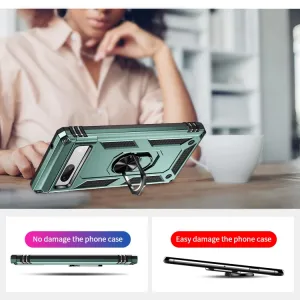 RING Obal s držiakom pre Google Pixel 7a zelený