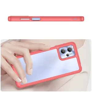 CRYSTAL Ochranný kryt pre Motorola Moto G13 / G23 červený