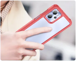 CRYSTAL Ochranný kryt pre Motorola Moto G13 / G23 červený