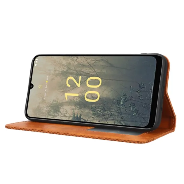 BUSINESS Peňaženkový kryt pre Nokia C31 hnedý