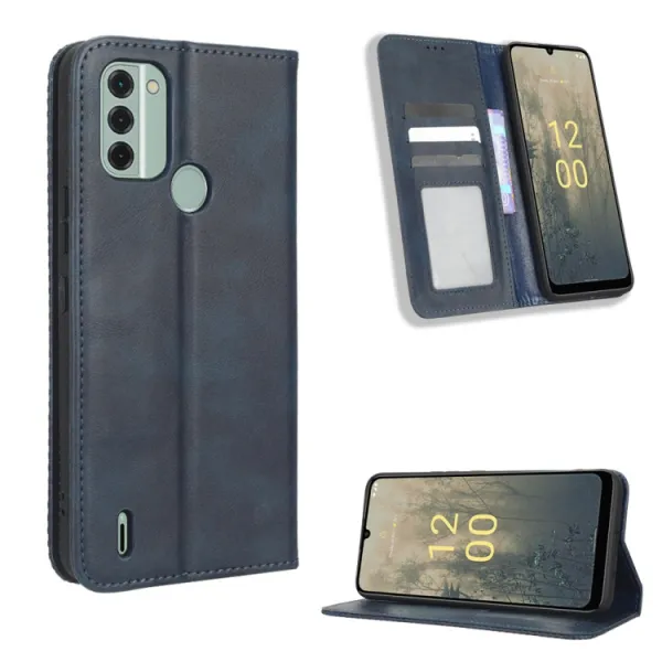 BUSINESS Peňaženkový kryt pre Nokia C31 modrý