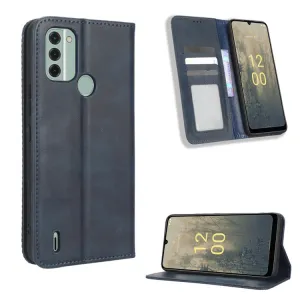 BUSINESS Peňaženkový kryt pre Nokia C31 modrý