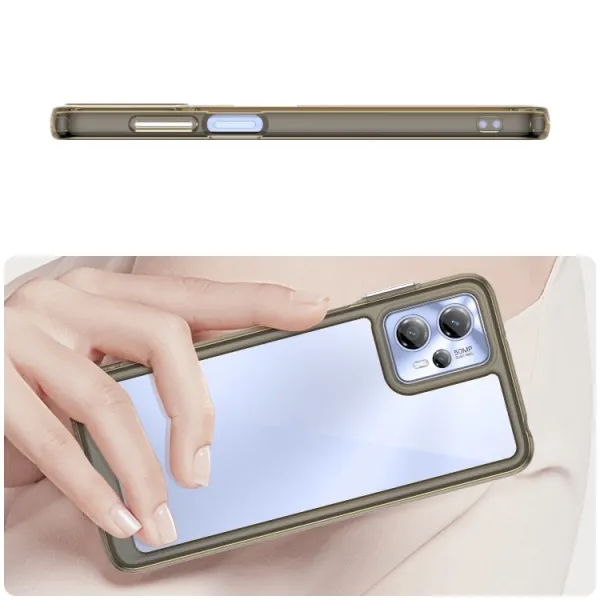 CRYSTAL Ochranný kryt pre Motorola Moto G13 / G23 šedý