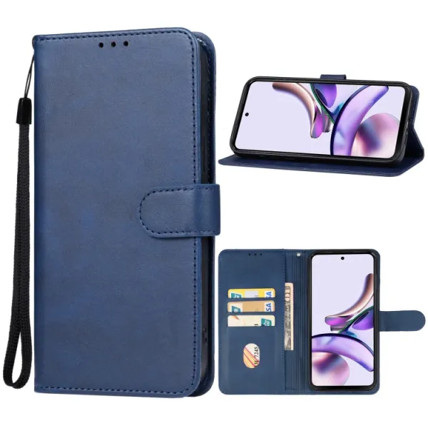 SMOOTH Peňaženkové puzdro pre Motorola Moto G13 / G23 modré