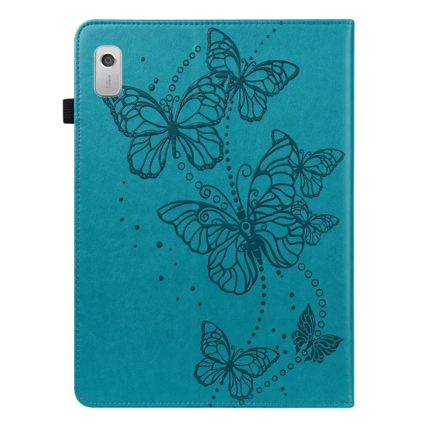 ART BUTTERFLIES Zaklápacie puzdro Lenovo Tab M9 modré