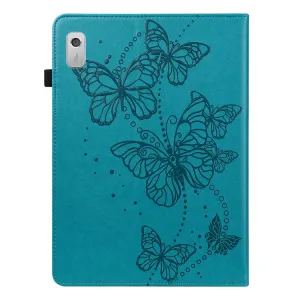 ART BUTTERFLIES Zaklápacie puzdro Lenovo Tab M9 modré