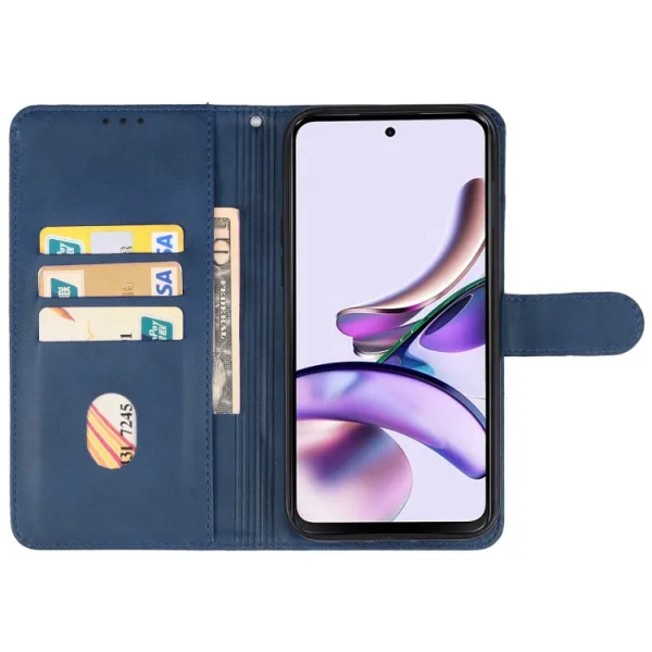 SMOOTH Peňaženkové puzdro pre Motorola Moto G13 / G23 modré