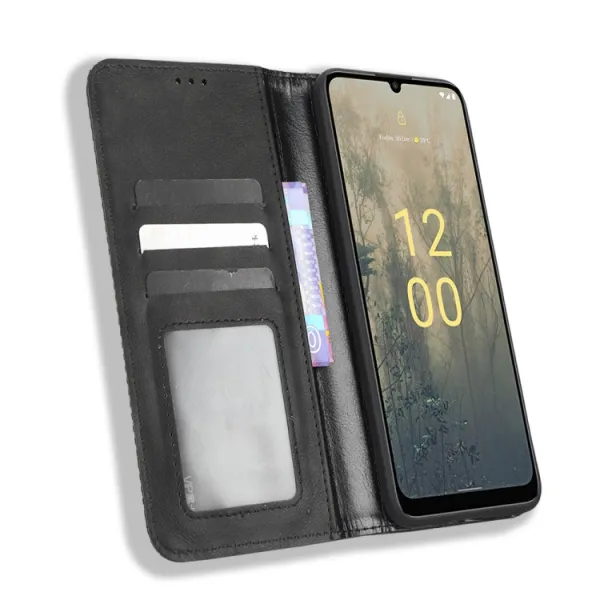 BUSINESS Peňaženkový kryt pre Nokia C31 čierny
