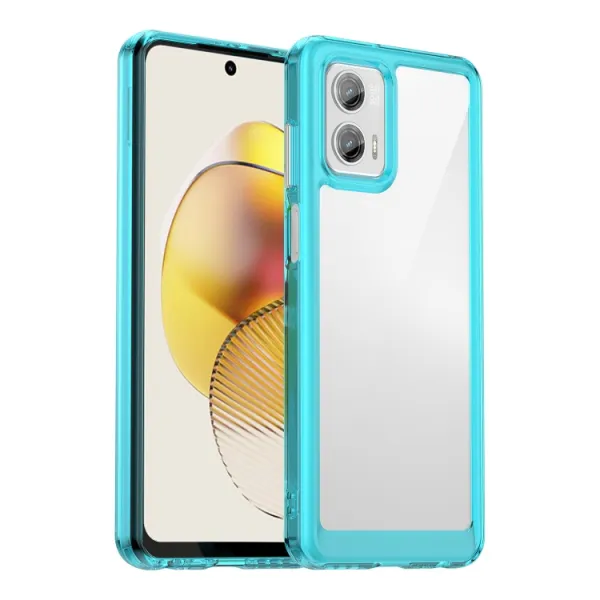 CRYSTAL Ochranný kryt pre  Motorola Moto G73 5G tmavomodrý