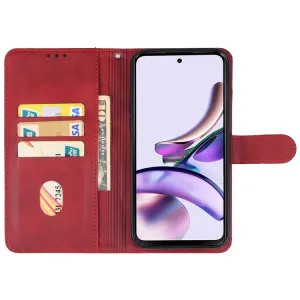 SMOOTH Peňaženkové puzdro pre Motorola Moto G13 / G23 červené