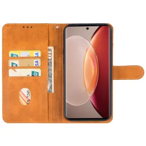 SMOOTH Peňaženkové puzdro pre Vivo X90 Pro 5G hnedé