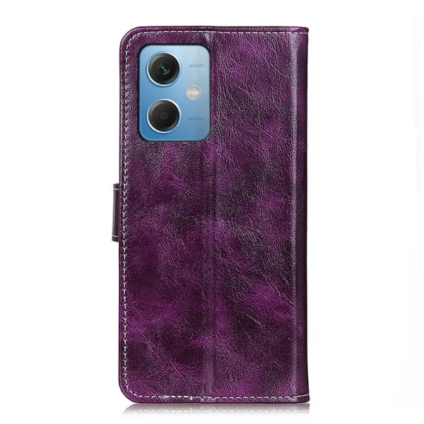 RETRO Peňaženkový obal Xiaomi Poco X5 5G fialový