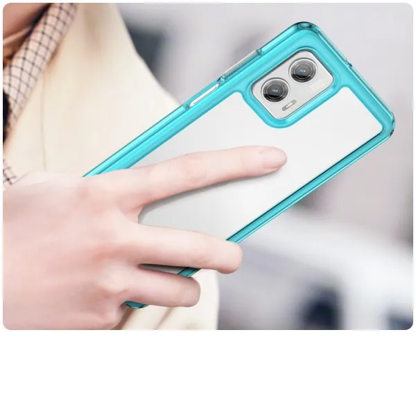 CRYSTAL Ochranný kryt pre  Motorola Moto G73 5G tmavomodrý