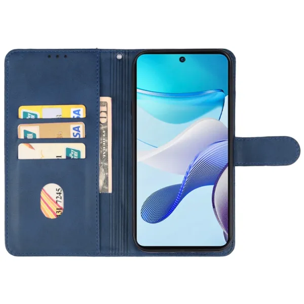 SMOOTH Peňaženkové puzdro pre Motorola Moto G53 5G modré