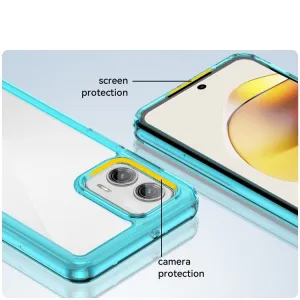 CRYSTAL Ochranný kryt pre  Motorola Moto G73 5G tmavomodrý