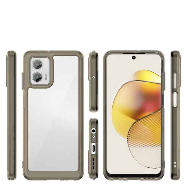 CRYSTAL Ochranný kryt pre  Motorola Moto G73 5G šedý