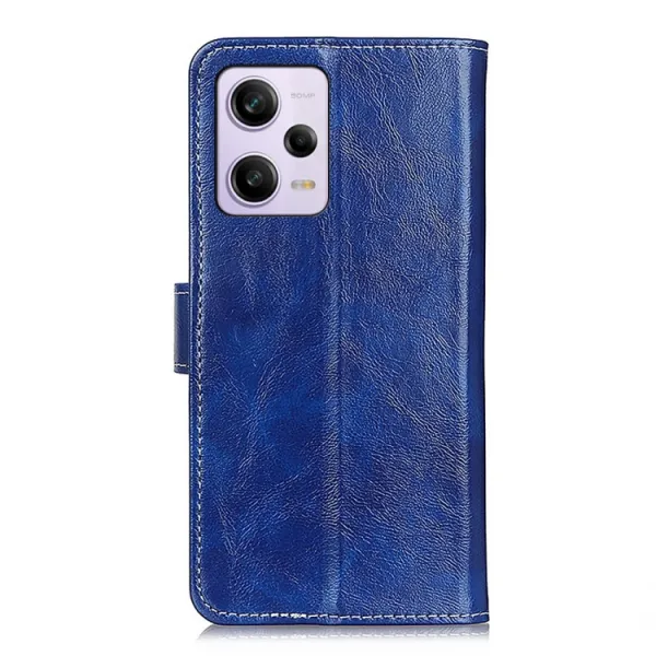 RETRO Peňaženkový obal Xiaomi Poco X5 Pro 5G modrý