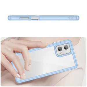 CRYSTAL Ochranný kryt pre  Motorola Moto G73 5G svetlomodrý