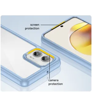 CRYSTAL Ochranný kryt pre  Motorola Moto G73 5G svetlomodrý
