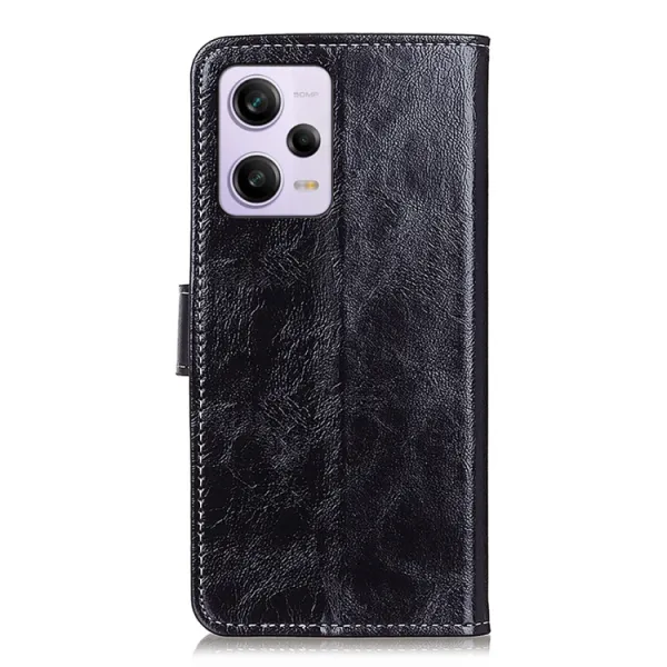 RETRO Peňaženkový obal Xiaomi Poco X5 Pro 5G čierny