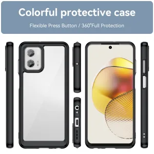 CRYSTAL Ochranný kryt pre  Motorola Moto G73 5G čierny
