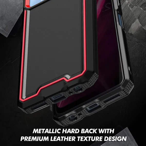 DOUBLE COLOR Ochranný kryt pre T Phone / T Phone 2023 červený