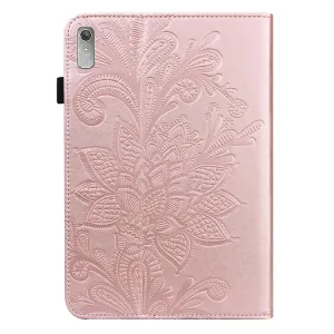 ART LACE Zaklápacie puzdro Lenovo Tab P11 Gen 2 ružovozlaté
