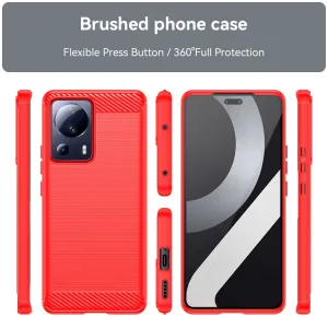 FLEXI TPU Kryt pre Xiaomi 13 Lite červený