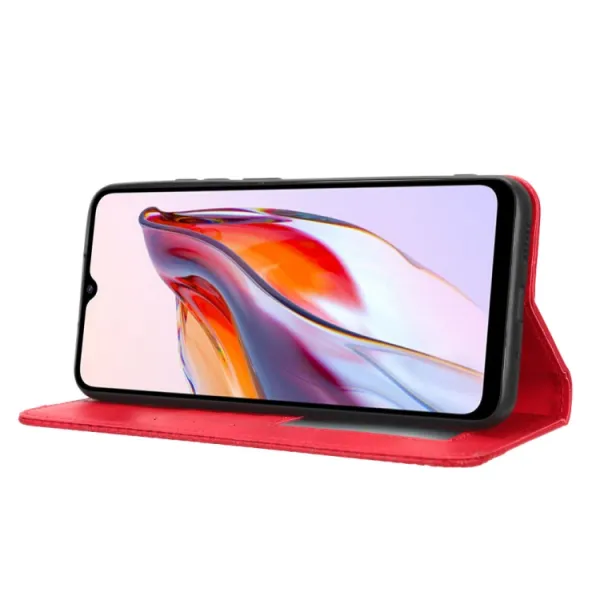 BUSINESS Peňaženkový kryt pre Xiaomi Redmi 12C červený