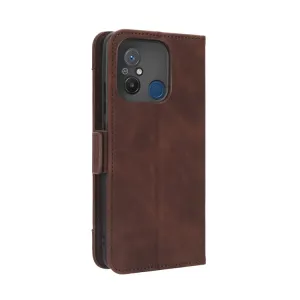 SLOT Peňaženkový obal pre Xiaomi Redmi 12C hnedý