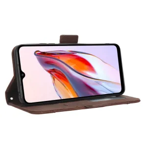 SLOT Peňaženkový obal pre Xiaomi Redmi 12C hnedý
