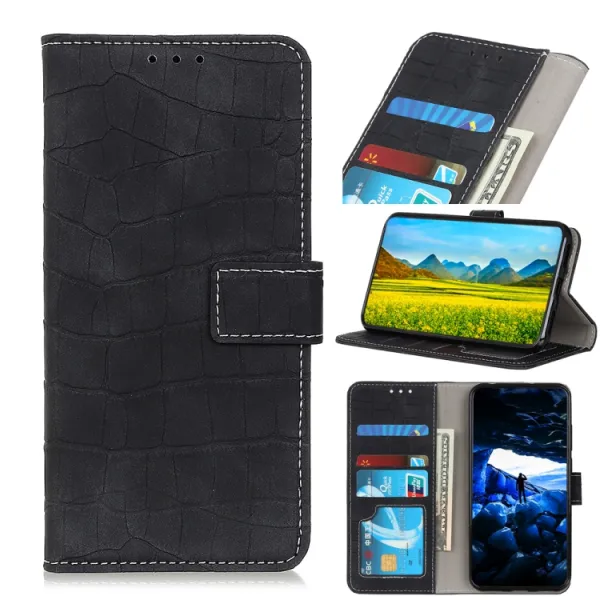CROCODILE Peňaženkové púzdro Xiaomi Redmi 12C čierne