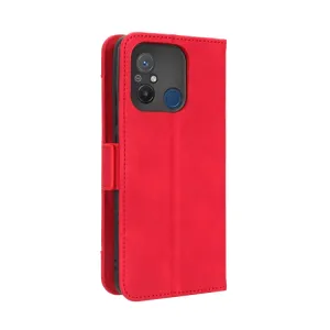 SLOT Peňaženkový obal pre Xiaomi Redmi 12C červený