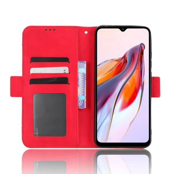 SLOT Peňaženkový obal pre Xiaomi Redmi 12C červený