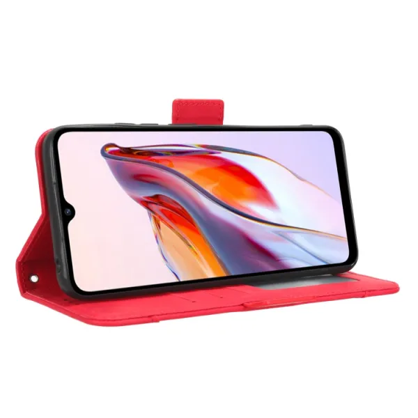SLOT Peňaženkový obal pre Xiaomi Redmi 12C červený