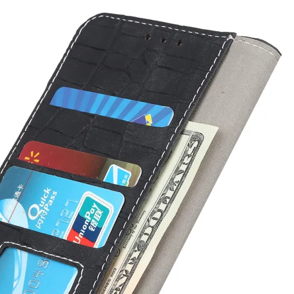 CROCODILE Peňaženkové púzdro Xiaomi Redmi 12C čierne