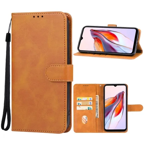 SMOOTH Peňaženkové puzdro pre Xiaomi Redmi 12C hnedé
