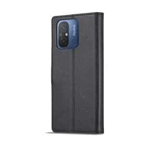 IMEEKE Peňaženkový obal Xiaomi Redmi 12C čierny
