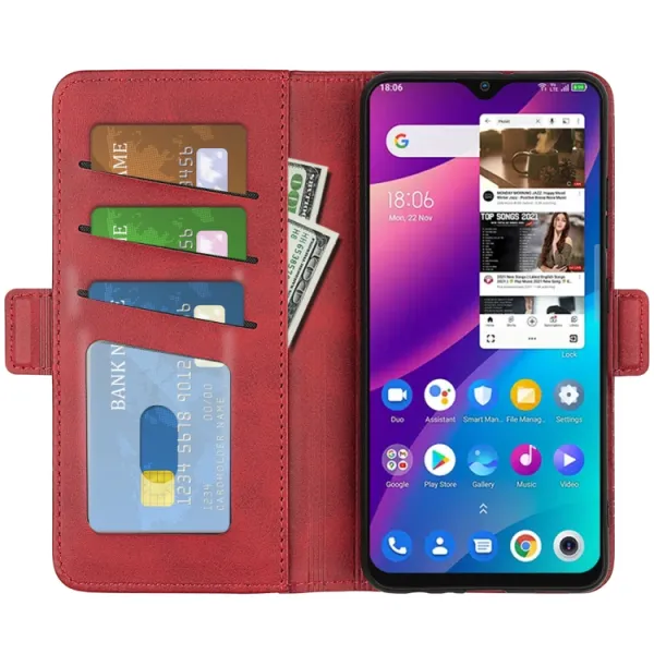 SIDE Peňaženkové puzdro TCL 30 SE červené