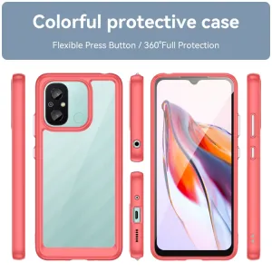 CRYSTAL Ochranný kryt pre Xiaomi Redmi 12C červený