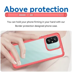 CRYSTAL Ochranný kryt pre Xiaomi Redmi 12C červený