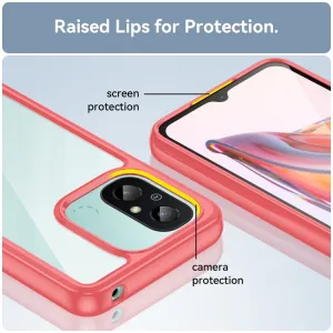CRYSTAL Ochranný kryt pre Xiaomi Redmi 12C červený