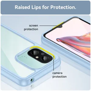 CRYSTAL Ochranný kryt pre Xiaomi Redmi 12C modrý