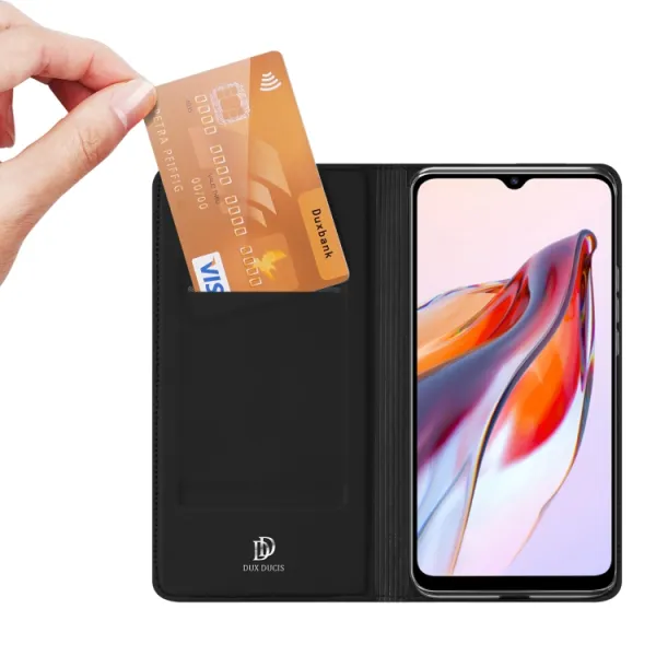 DUX Peňaženkový kryt Xiaomi Redmi 12C čierny