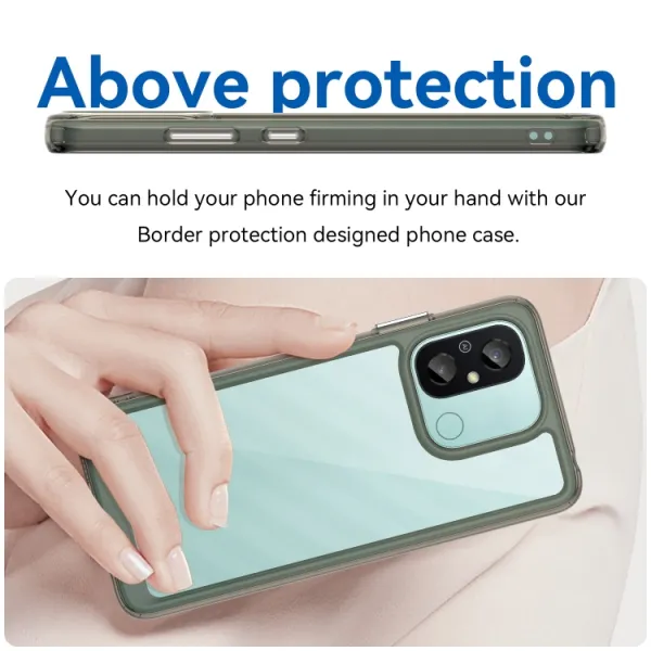 CRYSTAL Ochranný kryt pre Xiaomi Redmi 12C šedý
