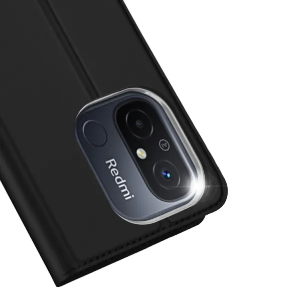 DUX Peňaženkový kryt Xiaomi Redmi 12C čierny